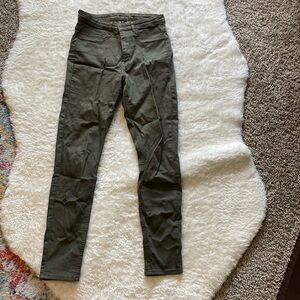H&M Army green skinny jeans